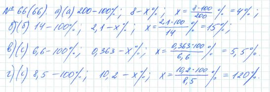 Ответ к задаче № 66 (66) - Рабочая тетрадь Макарычев Ю.Н., Миндюк Н.Г., Нешков К.И., гдз по алгебре 7 класс